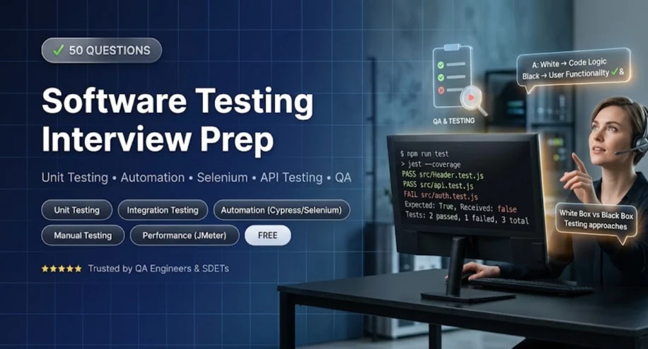 Software Testing Interview Questions banner